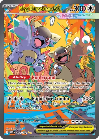 Mega Kangaskhan ex (Mega Evolution 182/132)
